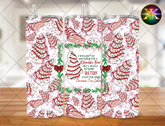 Sketchy For Xmas Cakes Sublimation Transfer Wrap